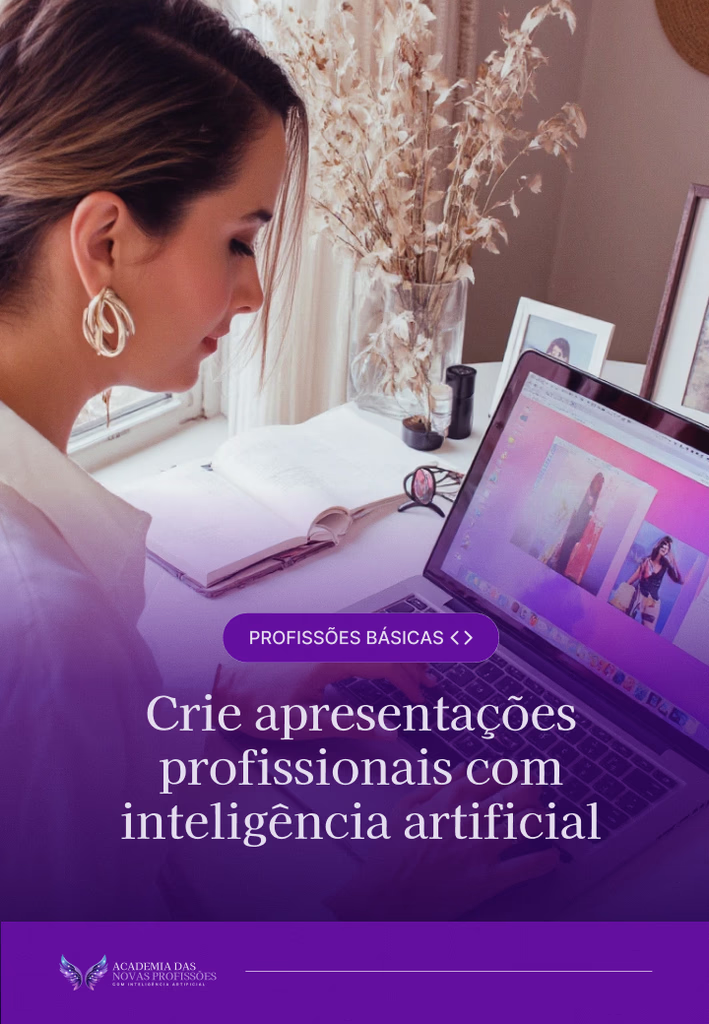 Capa do serviço Apresentações profissionais.