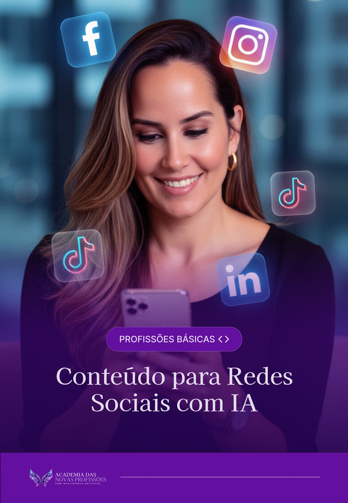 Capa do serviço Conteúdo para redes sociais.